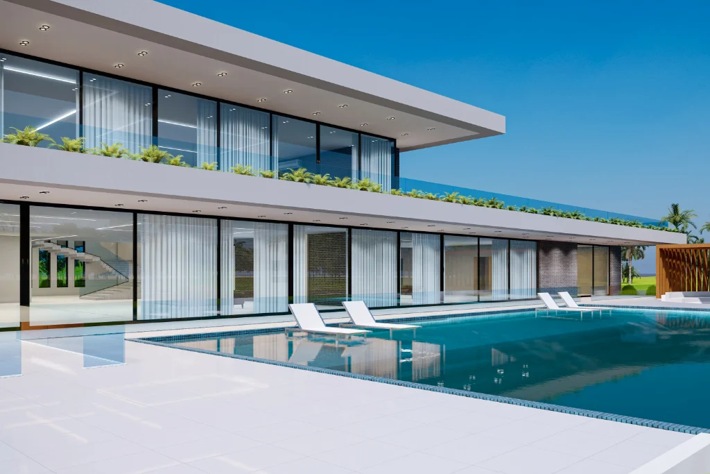 Corporate office fitout with partitions and ceilings